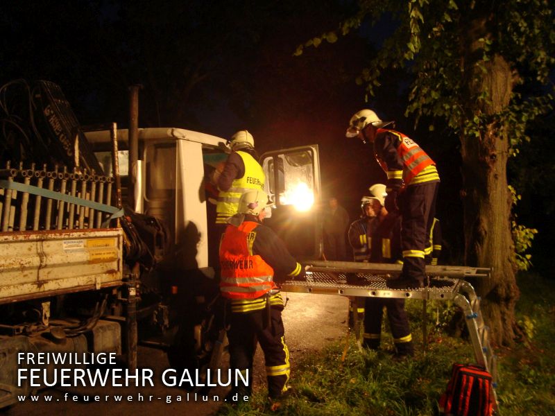 Ausbildung mit der Feuerwehr Brusendorf